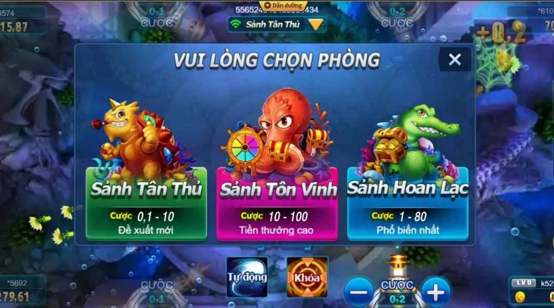 Bắn Cá Đổi Thưởng 789BET Với Nhiều Chế Độ Chơi Khác Nhau