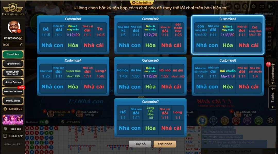 Casino 789BET Có Các Mức Cược Rõ Ràng Để Game Thủ Lựa Chọn